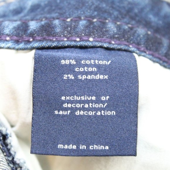 VIGOSS Capri Heritage Fit Jeans Thick Stitch Women's Size 16 H12054 - Picture 12 of 12